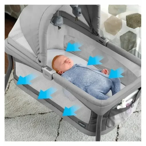 Chicco - Berço portátil LullaGo Nest, Dove