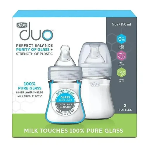 Chicco - Biberões Híbridos Duo 5Oz 2Pk