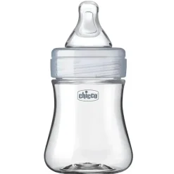 Chicco - Biberão Híbrido Duo 5Oz, Cinzento