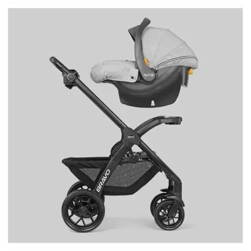 Chicco - Bravo LE Trio Travel System, Driftwood