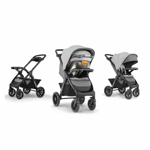 Chicco - Bravo LE Trio Travel System, Driftwood