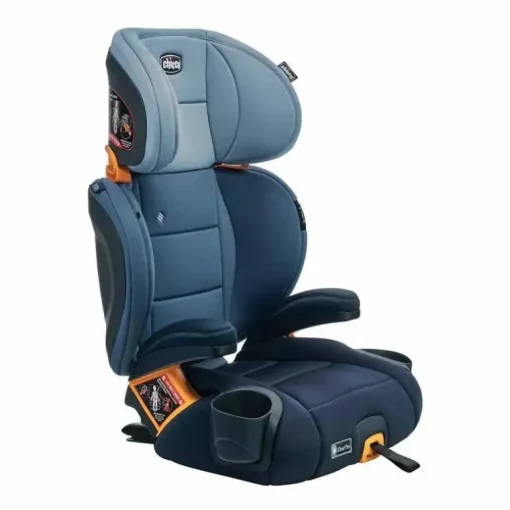 Chicco - Cadeira auto elevatória Kidfit ClearTex Plus com encosto alto, azul marinho