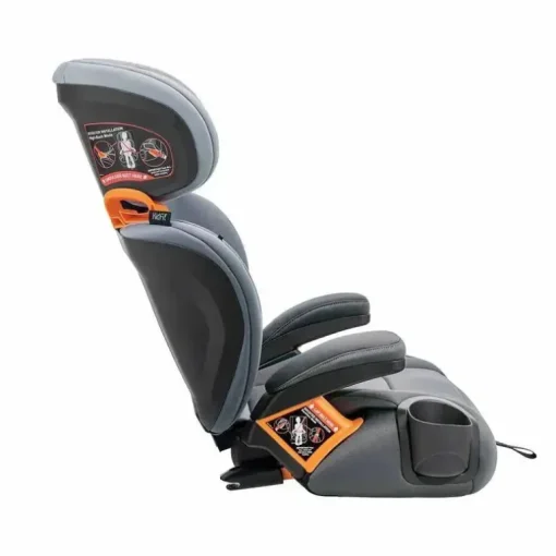 Chicco - Cadeira auto elevatória Kidfit ClearTex Plus com encosto alto, Drift