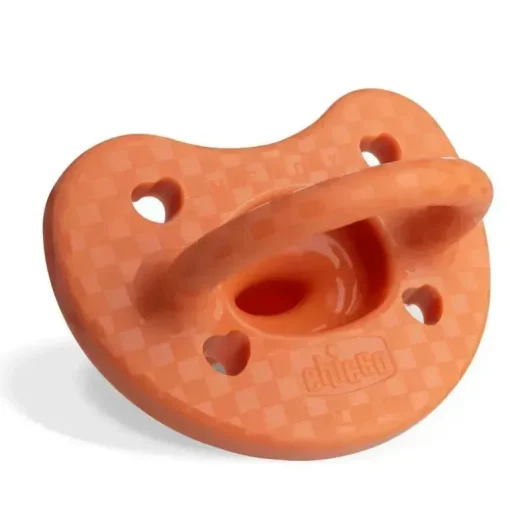 Chicco - Chupeta PhysioForma Luxe Silicone One Piece para Bebés dos 16 aos 24 meses 2 unidadesTerracota