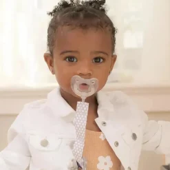 Chicco - Chupeta PhysioForma Luxe Silicone One Piece para Bebés dos 16 aos 24 meses 2 unidades Cristal Transparente