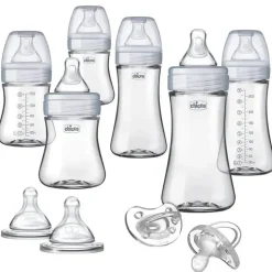 Chicco - Conjunto de mamadeira Duo Deluxe Híbrido