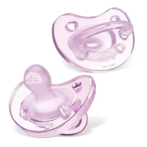 Chicco - Conjunto de mamadeira Duo para recém-nascidos, rosa