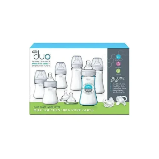 Chicco - Conjunto de mamadeira Duo Deluxe Híbrido