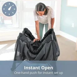 Chicco - Dash Instant Setup Play Yard, berço portátil com berço removível