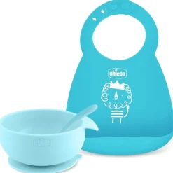 Chicco - Easy Start Silicone Feeding Gift Set 6M+ | Teal