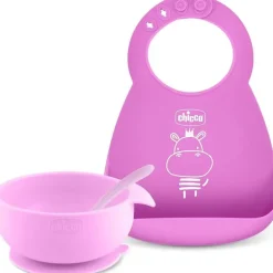 Chicco - Easy Start Silicone Feeding Gift Set 6M+ | Pink
