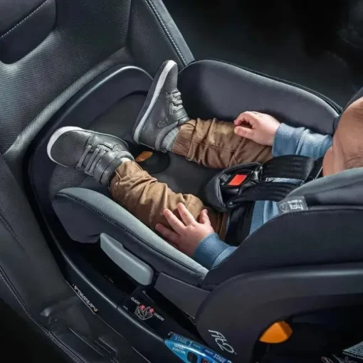 Chicco - Fit2 Adapt assento voltado para trás para bebês e crianças pequenas de 4 a 35 libras, brasa/preto