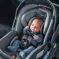 Chicco - Fit2 Adapt assento voltado para trás para bebês e crianças pequenas de 4 a 35 libras, brasa/preto