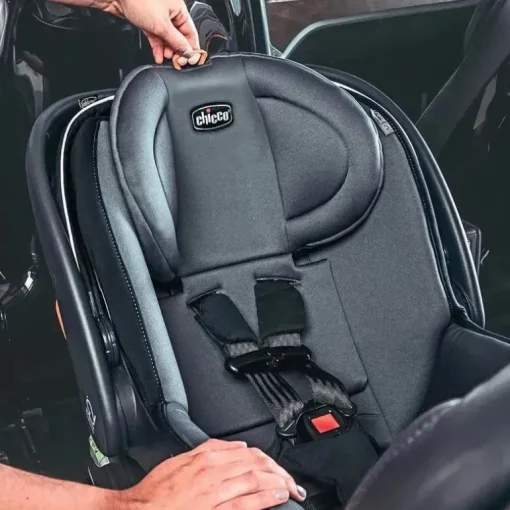 Chicco - Fit2 Adapt assento voltado para trás para bebês e crianças pequenas de 4 a 35 libras, brasa/preto