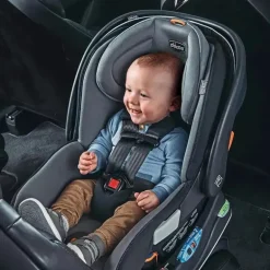 Chicco - Fit2 Adapt assento voltado para trás para bebês e crianças pequenas de 4 a 35 libras, brasa/preto