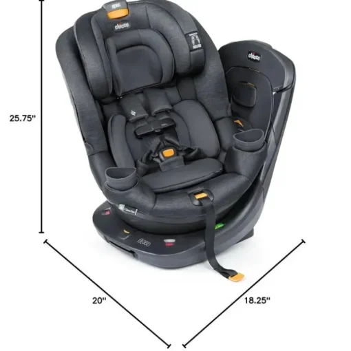 Chicco - Fit360 Cleartex Rotating Convertible Car Seat, Slate
