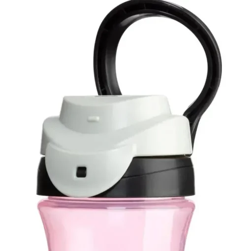 Chicco - Garrafa de água de borda aberta My Tumbler com bico de fluxo livre, rosa, 2+ anos, 12 onças