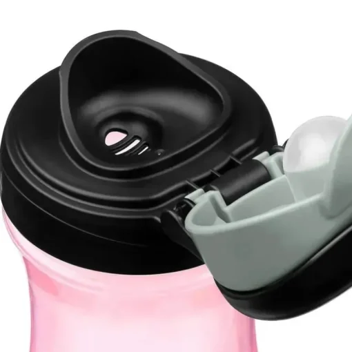 Chicco - Garrafa de água de borda aberta My Tumbler com bico de fluxo livre, rosa, 2+ anos, 12 onças