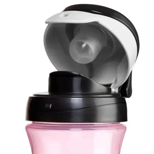 Chicco - Garrafa de água de borda aberta My Tumbler com bico de fluxo livre, rosa, 2+ anos, 12 onças