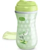 Chicco - Glow In The Dark Insulated Rim Spout Trainer Cup 9Oz, 12M+ | Green