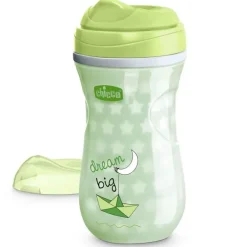 Chicco - Glow In The Dark Insulated Rim Spout Trainer Cup 9Oz, 12M+ | Green