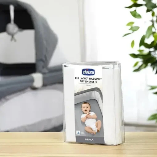 Chicco - Lençóis Lullago 2 unidades, Branco