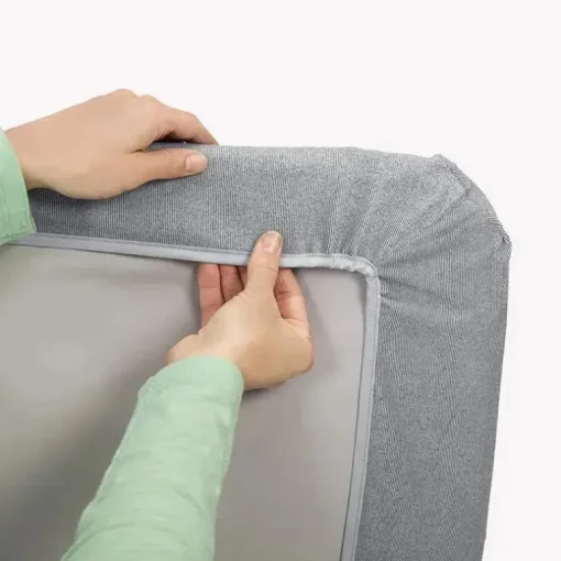 Chicco - Lençóis para Berço Lullago 2Pk, Triângulo Cinza