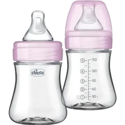 Chicco - mamadeiras híbridas 2Pk Duo 5Oz, rosa