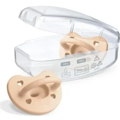 Chicco - PhysioForma Chupeta 100% Silicone Suave para Bebés dos 0 aos 6 meses Blush