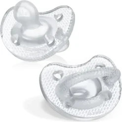 Chicco - Physioforma Luxe Pacifier 6-16M, Crystal Clear