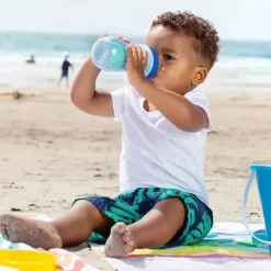 Chicco - 2Pk Isolado Rim Spout Trainer Sippy Cup 9 Oz. Ombré azul/petróleo