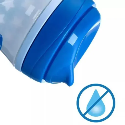 Chicco Brilho no Escuro Aro Isolado Copo Trainer 9 Oz, Azul, 12M+ Azul