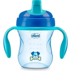 Chicco Feeding - Bico Semi-Suave Trainer Sippy Cup 6M+ | Azul