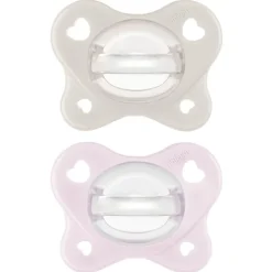 Chicco Feeding - Physioforma Dual Soft Pacifier Pearl/Ballet Slipper 2-6M, 2Pk