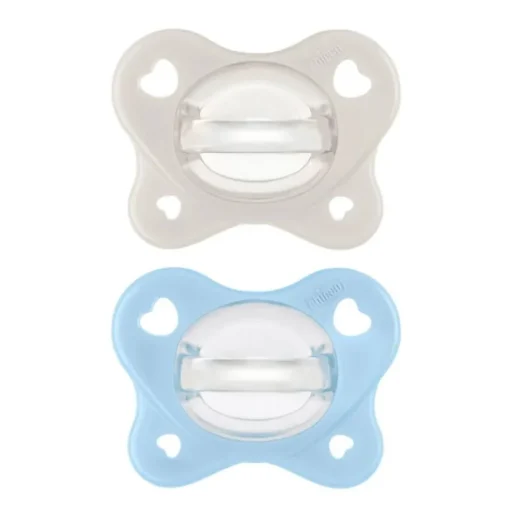 Chicco Feeding - Physioforma Dual Soft Pacifier Pearl/Sky 2-6M, 2Pk