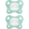 Chicco Feeding - Physioforma Dual Soft Pacifier Seafoam 0-2M, 2Pk