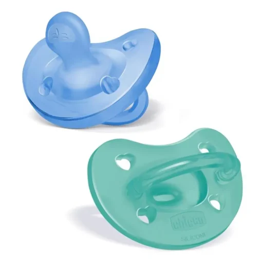 Chicco Feeding - Physioforma Orthodontic Silicone Pacifier Blue/Green 6-16M, 2Pk
