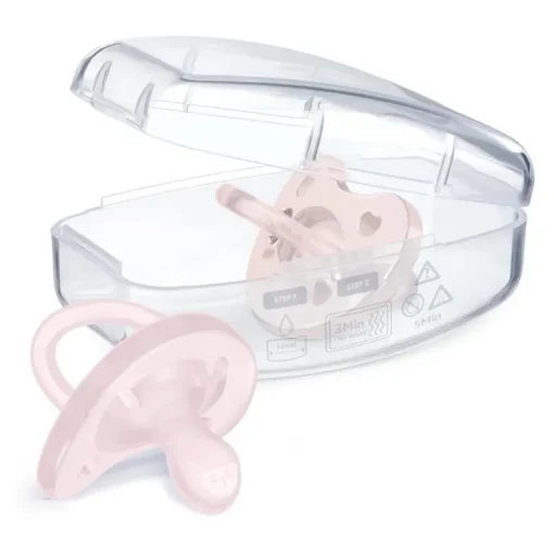 Chicco Feeding - Physioforma Orthodontic Silicone Pacifier Soft Pink 0-6M, 2Pk