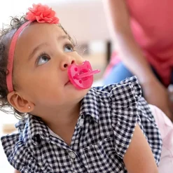 Chicco Feeding - Physioforma Orthodontic Silicone Pacifier Dark Pink 16-24M, 2Pk