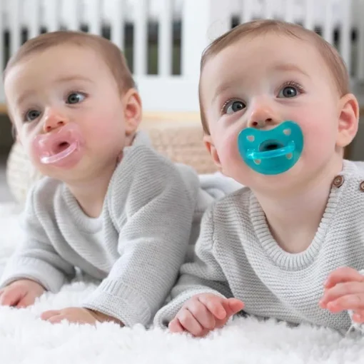Chicco Feeding - Physioforma Orthodontic Silicone Pacifier Soft Pink 0-6M, 2Pk