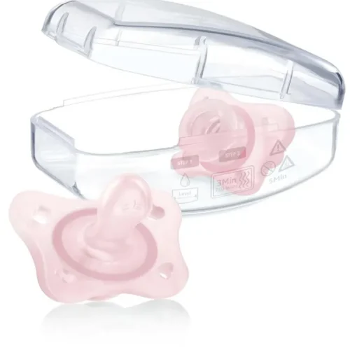 Chicco Feeding - Physioforma Mini Orthodontic Pacifier 2Pk, Pink