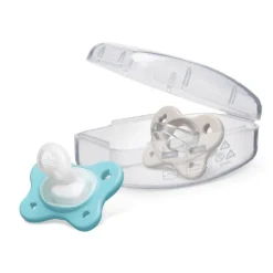 Chicco Feeding - Physioforma Dual Soft Pacifier Pearl/Sky 2-6M, 2Pk