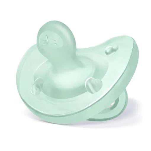 Chicco Feeding - Physioforma Orthodontic Silicone Pacifier Light Blue/Green 0-6M, 2Pk
