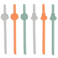 Chicco Feeding - Silicone Straws Variety Pack (6Pcs)