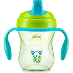 Chicco Feeding Bico Semi-Soft Trainer Sippy Cup 6M+ | Verde