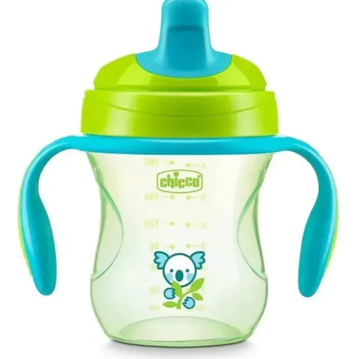 Chicco Feeding Bico Semi-Soft Trainer Sippy Cup 6M+ | Verde