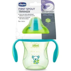 Chicco Feeding Bico Semi-Soft Trainer Sippy Cup 6M+ | Verde