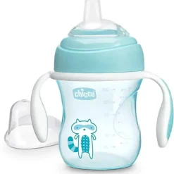 Chicco Silicone Bico Transição Sippy Cup 7 Oz - Azul 4+