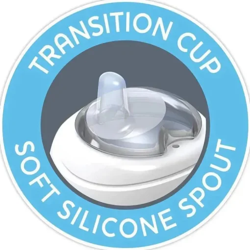 Chicco Silicone Bico Transição Sippy Cup 7 Oz - Azul 4+