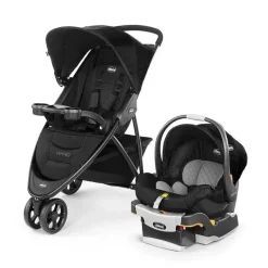 Chicco Viaro Stroller Travel System, Preto